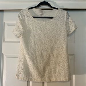 Loft lace shirt